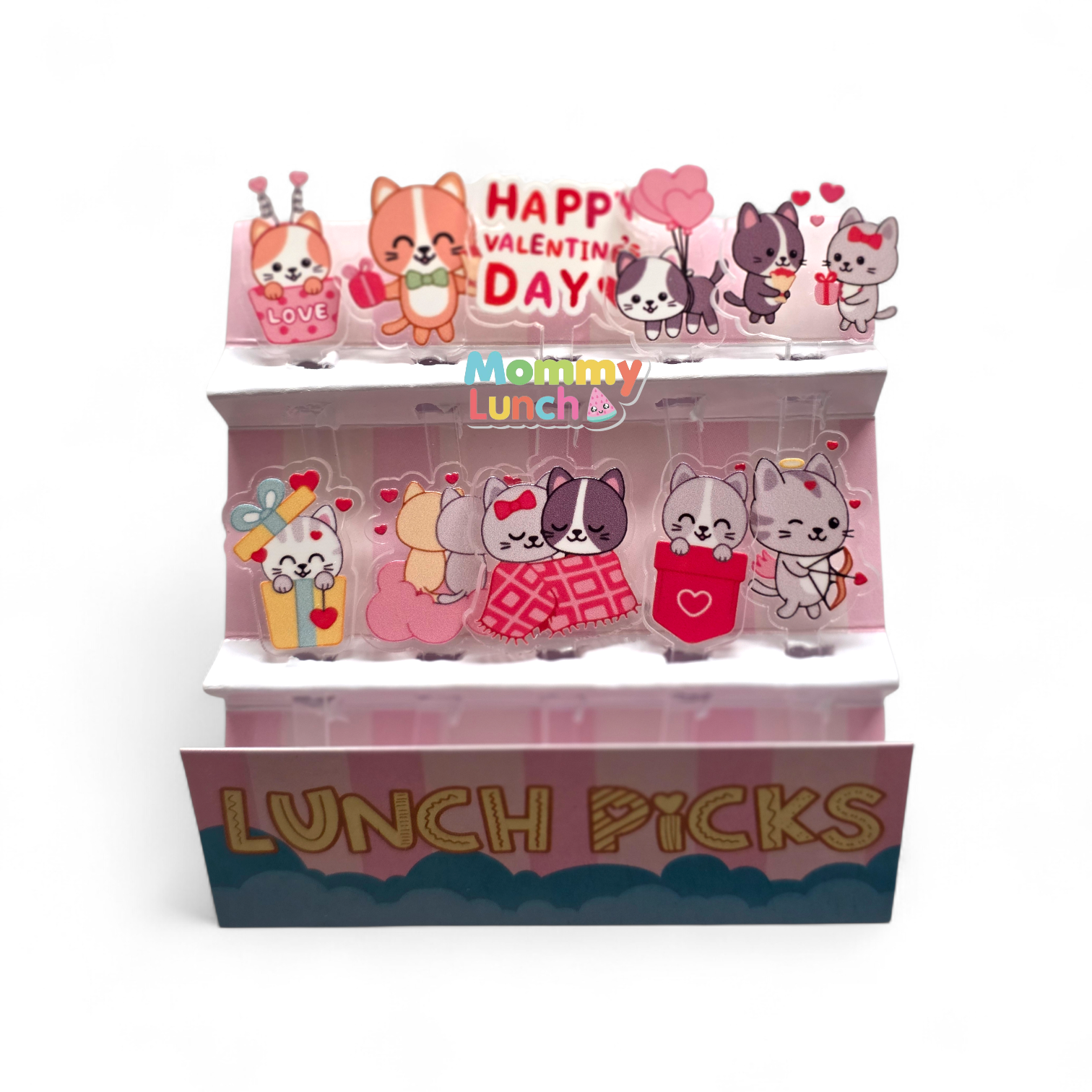 Picks acrylic Cats Valentines