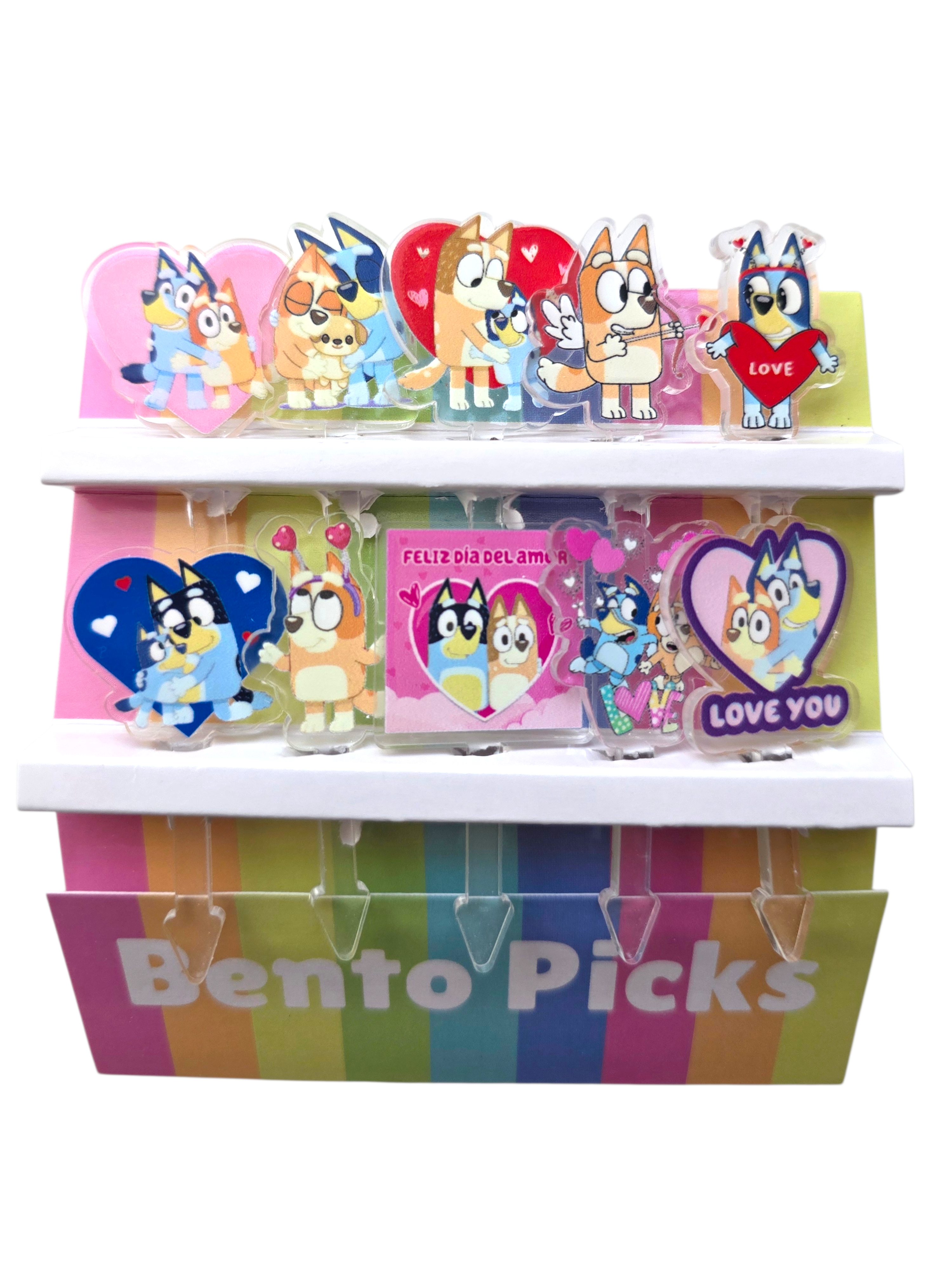 Picks Acrylic Bluey Valentines