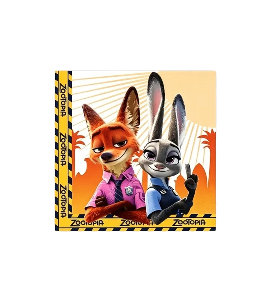 Servilletas Zootopia