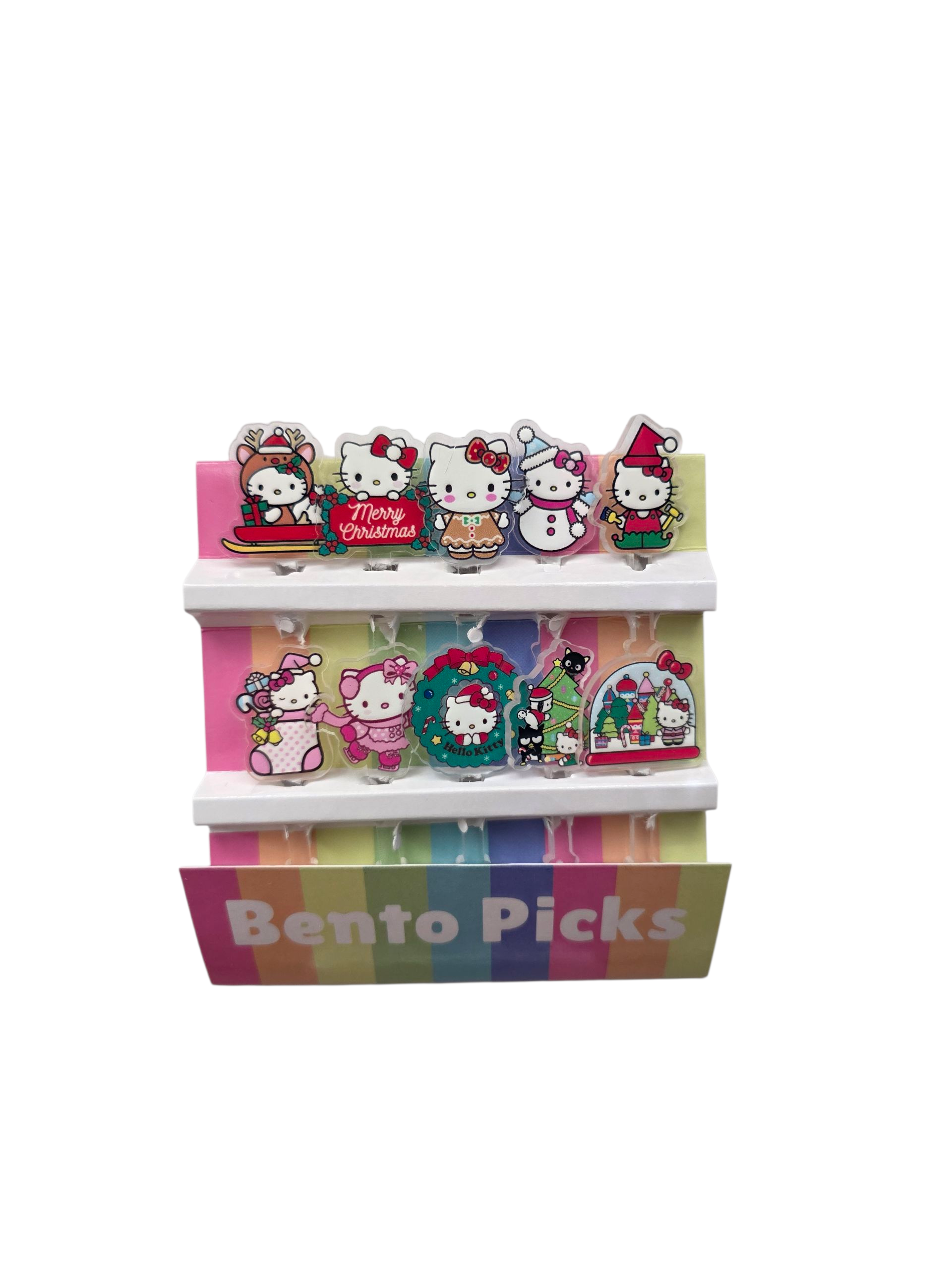 Picks Acrylic Hello Kitty Navidad