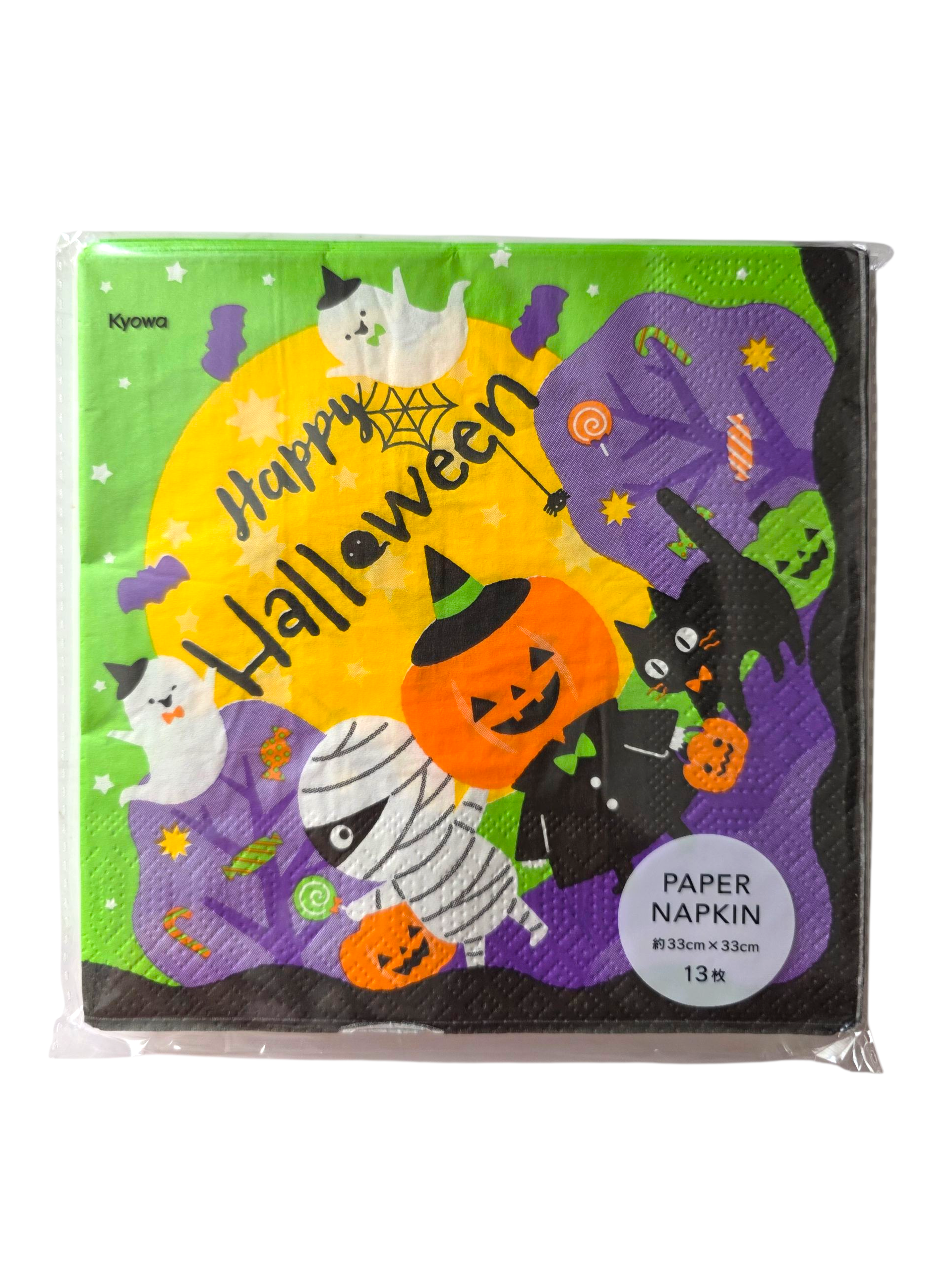 Servilletas Halloween green