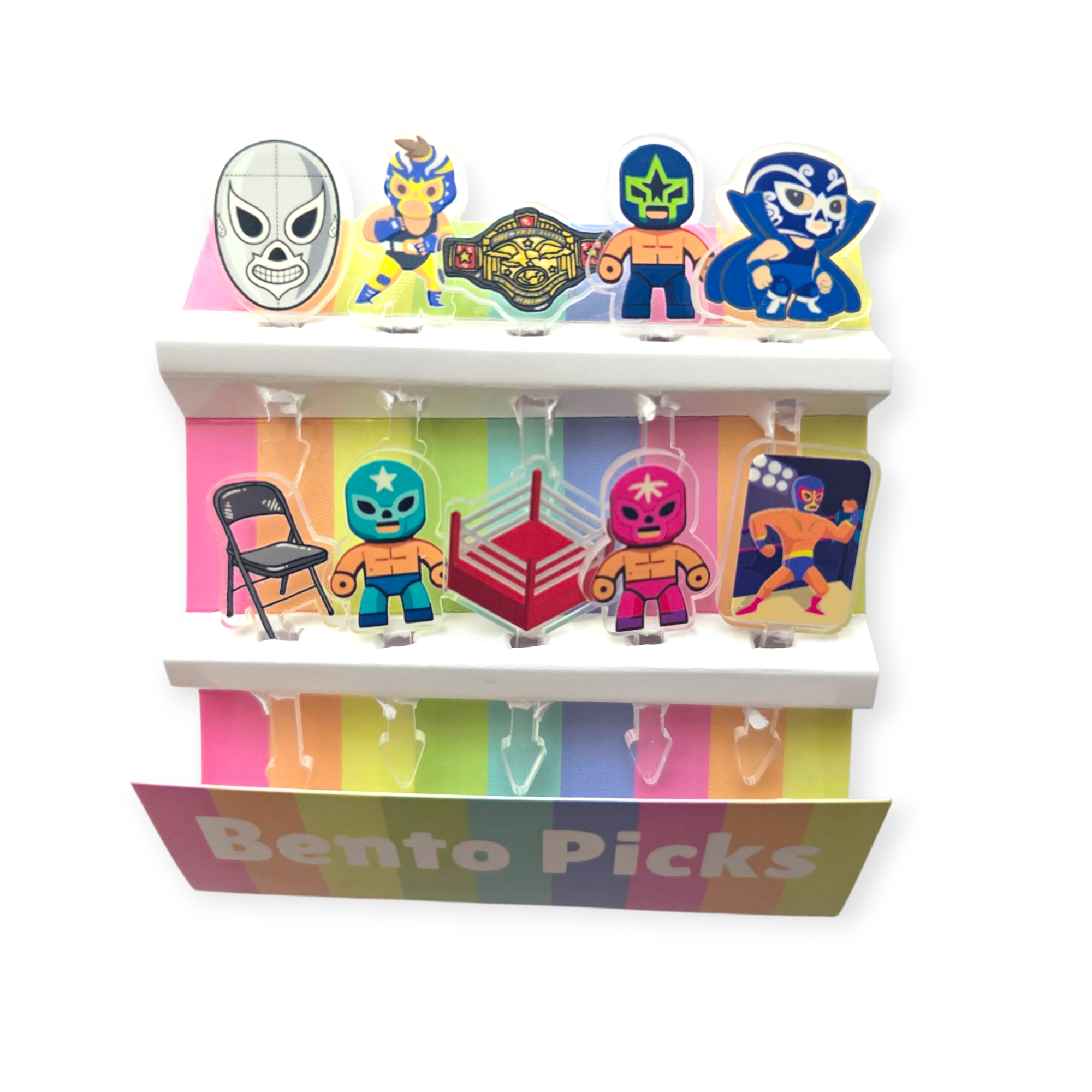 Picks Acrylic Luchadores