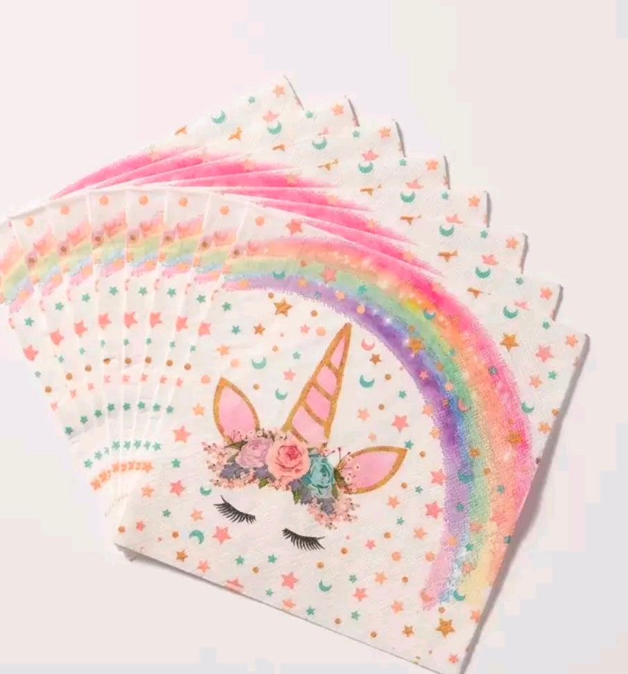 Servilletas unicornio