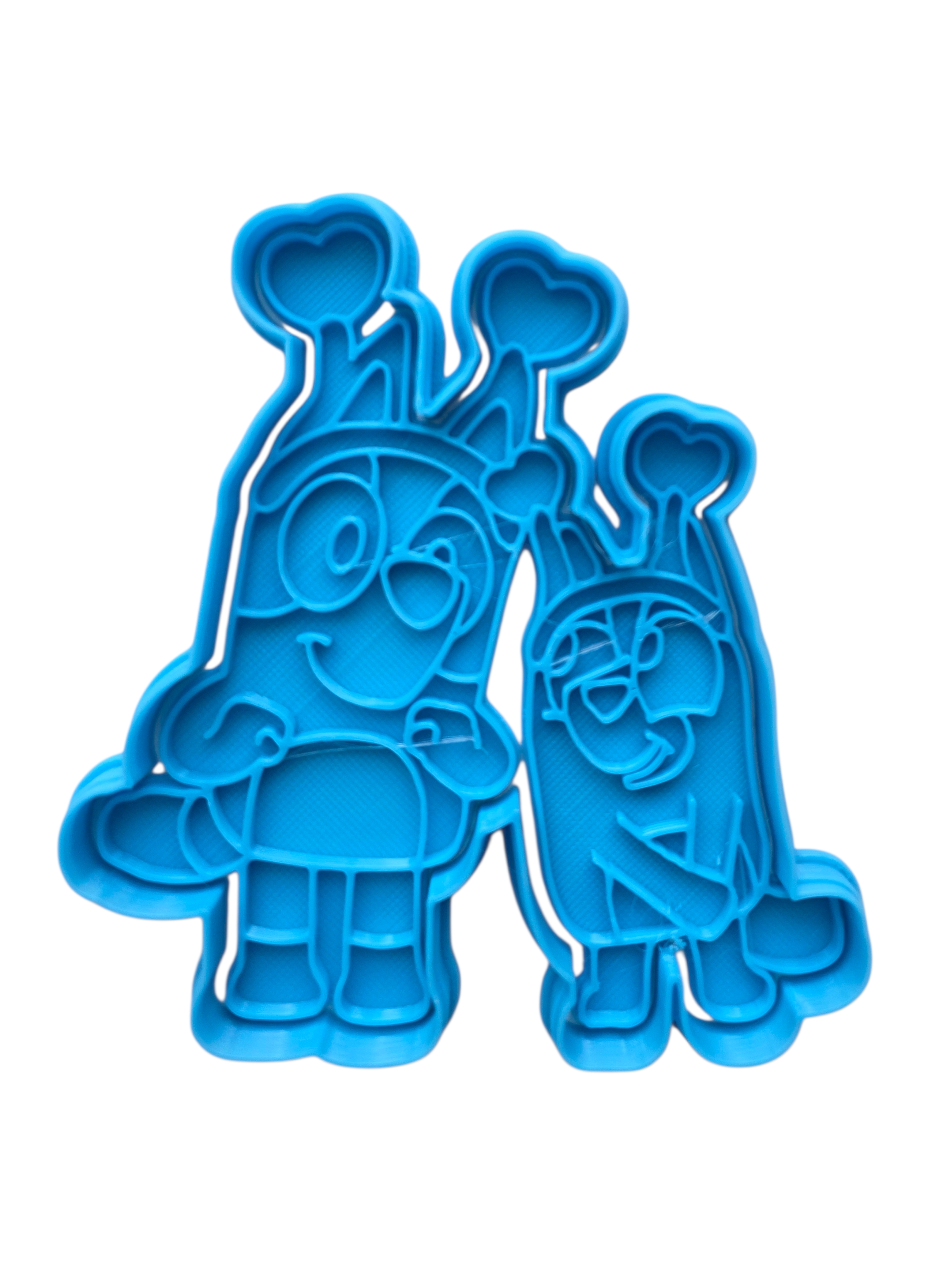 Cortador Bluey Bingo Valentines