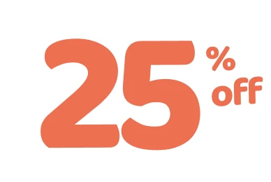 25% de descuento