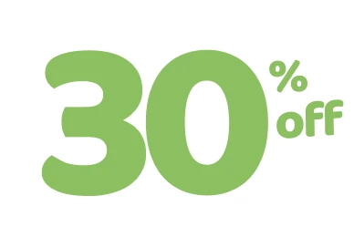 30% de descuento