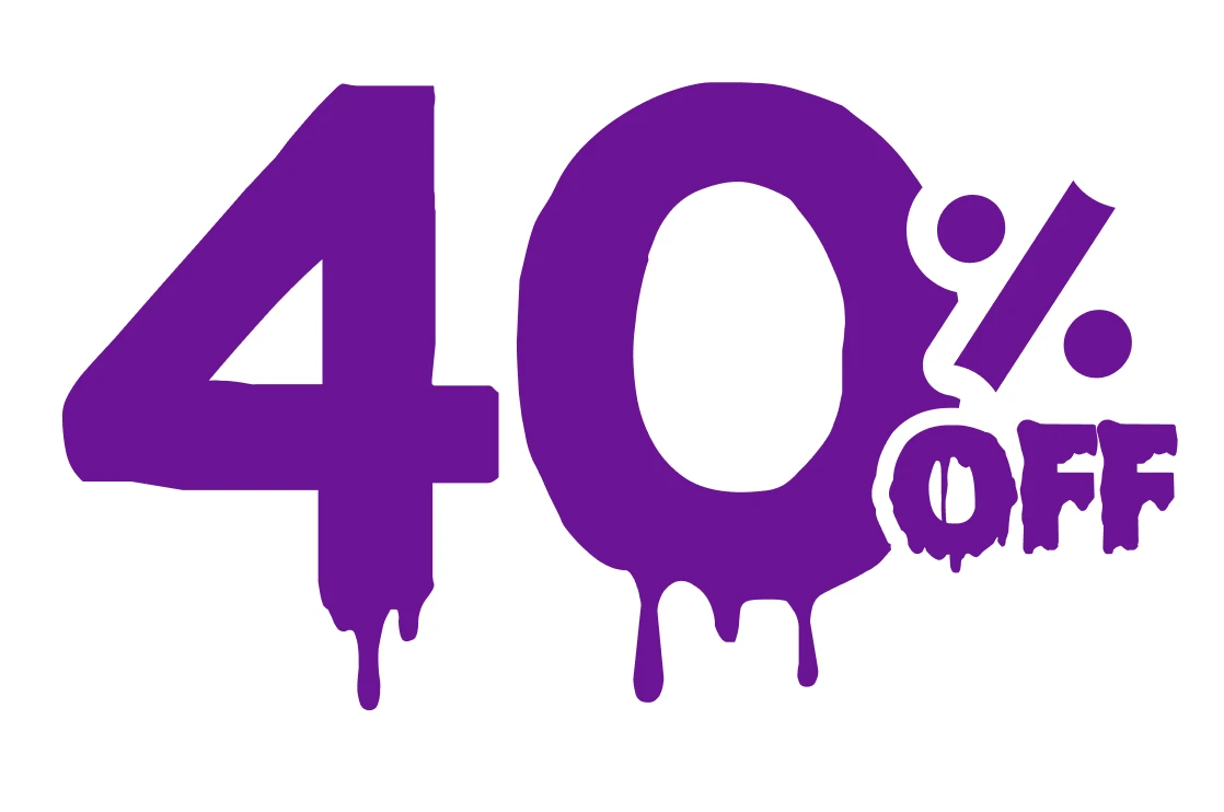 40% de descuento
