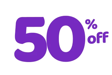 50% de descuento